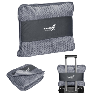 Wolf Lubricants - Serendipio Cozytrip Travel Blanket & Pillow