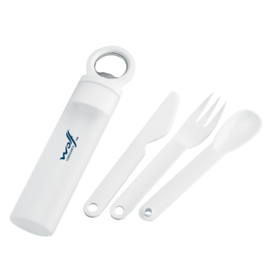 Wolf Lubricants - Fetzy Bottle Opener & Cutlery Set