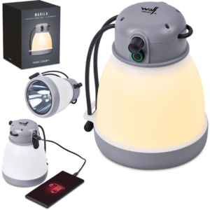 Wolf Lubricants - Swiss Cougar Manila Lantern & Power Bank - 3,600mAh