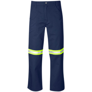 Wolf Lubricants - Site Premium Polycotton Pants - Reflective Legs - Yellow Tape