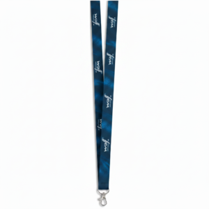 Wolf Lubricants- Snap Hook Clip Double-Sided Sublimation Satin Lanyard